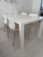 Eettafel met stoelen, Huis en Inrichting, Tafels | Eettafels, Ophalen, Rechthoekig, 150 tot 200 cm, 50 tot 100 cm