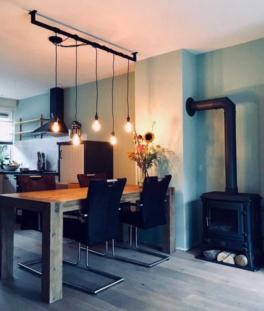 LOFTDEUR Industriële Loftbar tafellamp, Ophalen of Verzenden, Gebruikt, Metaal, Minder dan 50 cm