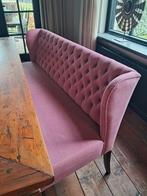 Unieke eettafel bank Mart Kleppe, Huis en Inrichting, Fauteuils, Ophalen, Zo goed als nieuw, 75 tot 100 cm, Stof