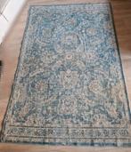 Zeegroen turquoise beige karpet, Gebruikt, Groen, 150 tot 200 cm, 200 cm of meer