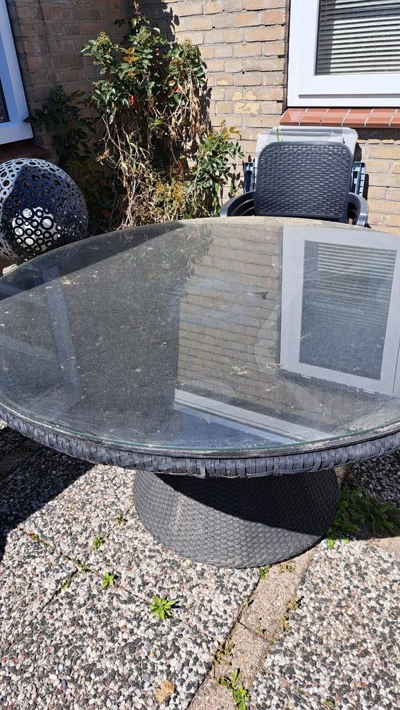 Ronde glasplaat voor tafel 140cm, Ophalen