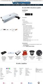 B2 Audio ZERO 6 Monoblok versterker 6000W RMS, Plantevej 35, 2870 Dyssegaard, Denmark, ., Nieuw, B2 audio