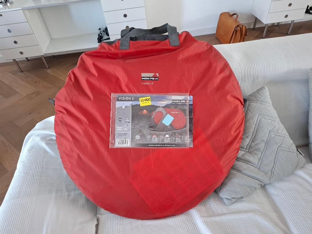 High Peak Vision 2 - pop up tent, Ophalen, Nieuw, Tot en met 2