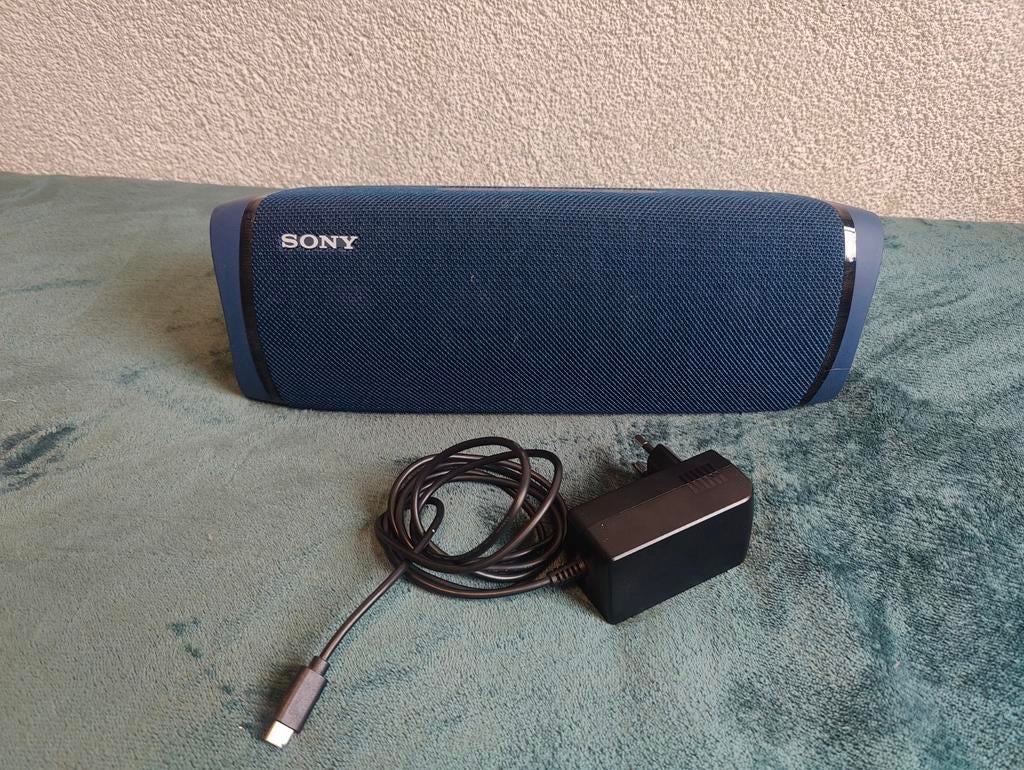 Sony XB43 Draagbare Bluetooth Speaker - Diep Blauw, Overige typen, Ophalen of Verzenden, Zo goed als nieuw, Sony