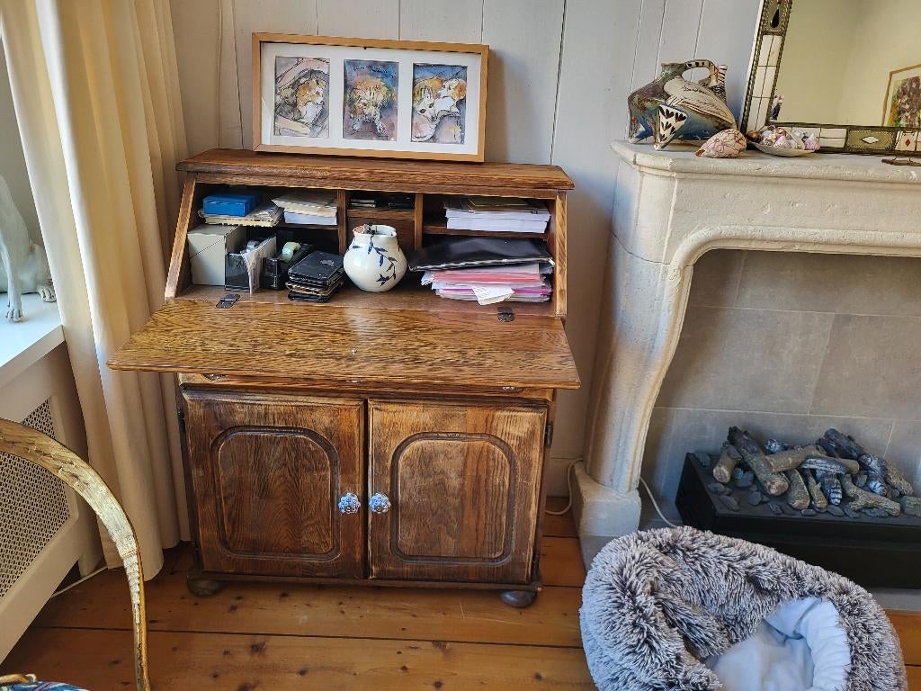 Secretaire brocante, Ophalen of Verzenden, Gebruikt