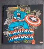Marvel Canvas Captain America 70x70 cm als nieuw, Ophalen, 50 tot 75 cm, 50 tot 75 cm, Print