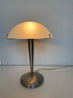 Tafellamp met touch schakelaar en dimmer., Huis en Inrichting, Lampen | Tafellampen, Ophalen, Zo goed als nieuw, Glas, Modern