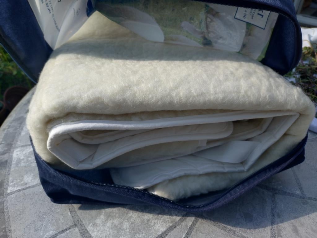 Wollen matrastopper 90 x 200cm voor eenpersoonsbed, 90 cm, Eenpersoons, Ophalen of Verzenden, Bedbodem