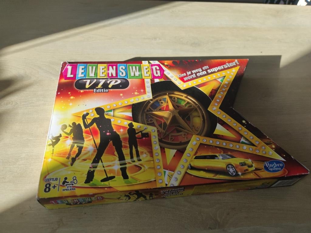 Levensweg VIP Editie Bordspel - Word een Superster!, 1027 Newport Ave, Pawtucket, RI 02861, USA, Ophalen of Verzenden, Zo goed als nieuw