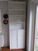 Boekenkast Ikea wit Billy / Oxberg, Ophalen, Met deur(en), 200 cm of meer, 50 tot 100 cm