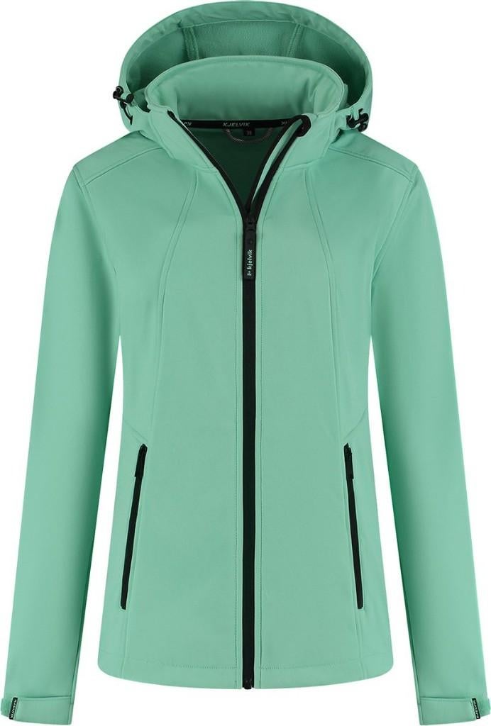 GEZOCHT: Kjelvik Softshell Leah Dames turquoise, Blauw, Maat 46/48 (XL) of groter, Nieuw, Ophalen of Verzenden