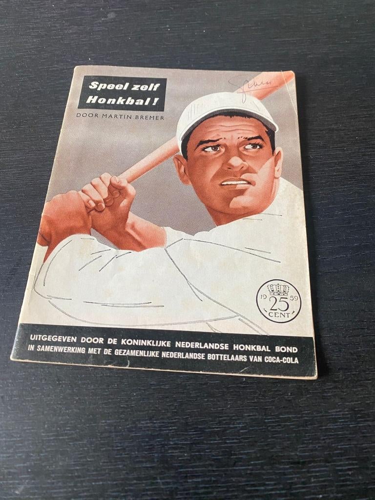 Speel zelf honkbal boekje, spelregels ism Coca Cola, 1962, Ophalen of Verzenden, Gebruikt, Softbal, Overige typen