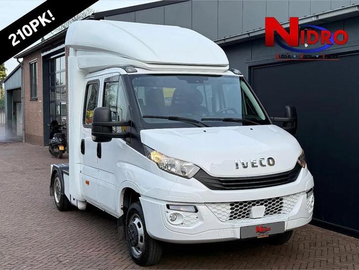 Iveco Daily 40C21 3.0 / 210PK / Be trekker / Dubbel cabine 7, Auto's, Bestelauto's, Bedrijf, Te koop, ABS, Achteruitrijcamera