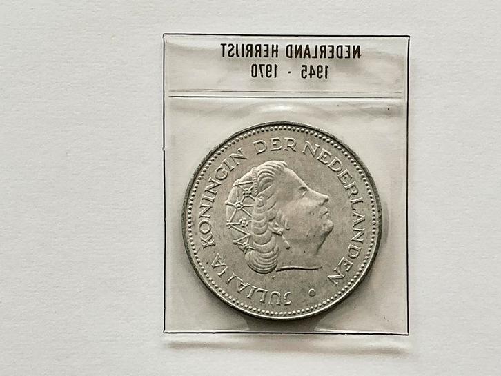 Zilveren Tientje 1970 - Nederland Herrijst, Postzegels en Munten, Munten | Nederland, 10 gulden, Koningin Juliana, Zilver, Ophalen of Verzenden