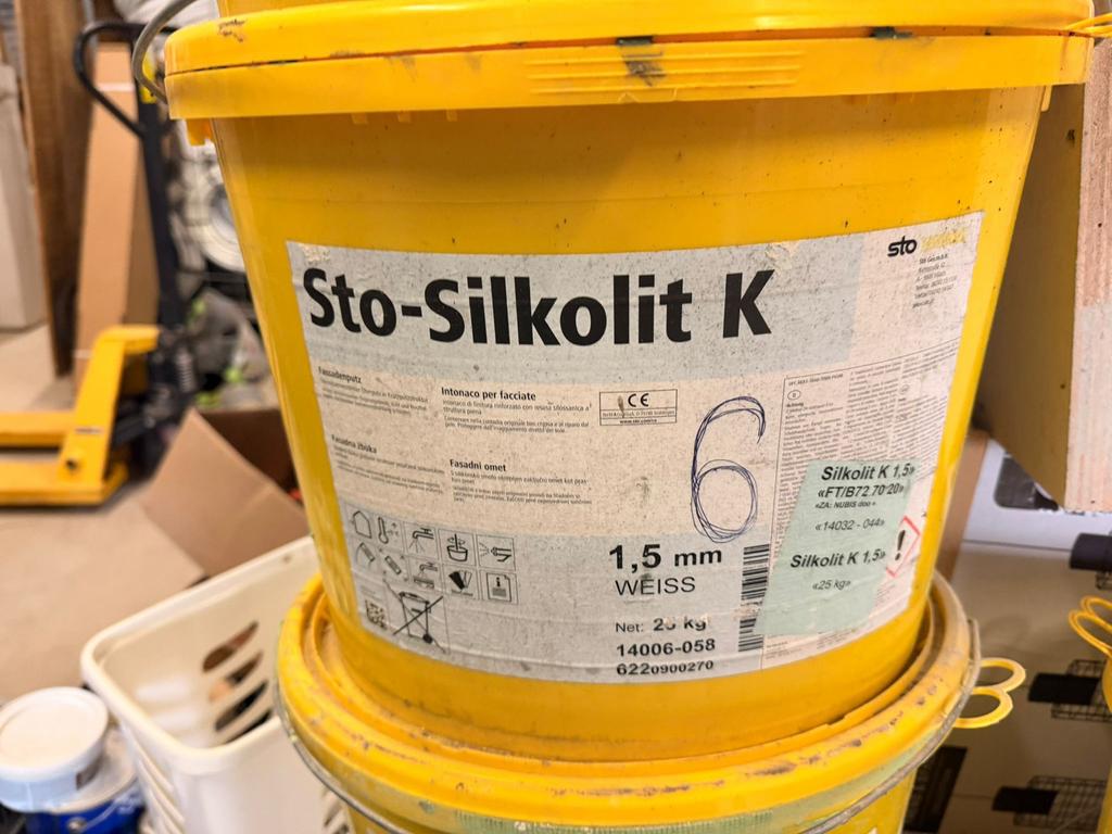 Sto-Silkolit K en Sto-Putzgrund, Ophalen, Idk, Idk, Wit