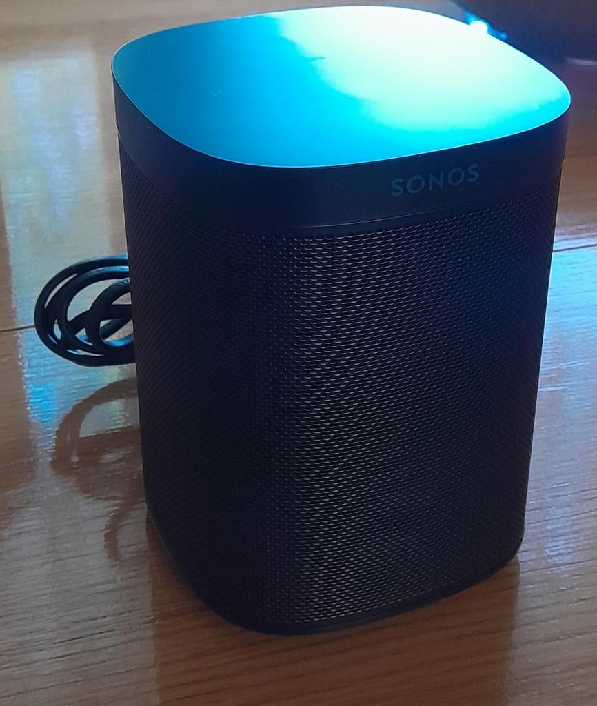 Sonos One SL - Compacte Smart Speaker Zwart, Audio, Tv en Foto, Luidsprekers, Ophalen, Zo goed als nieuw, Sonos, Minder dan 60 watt