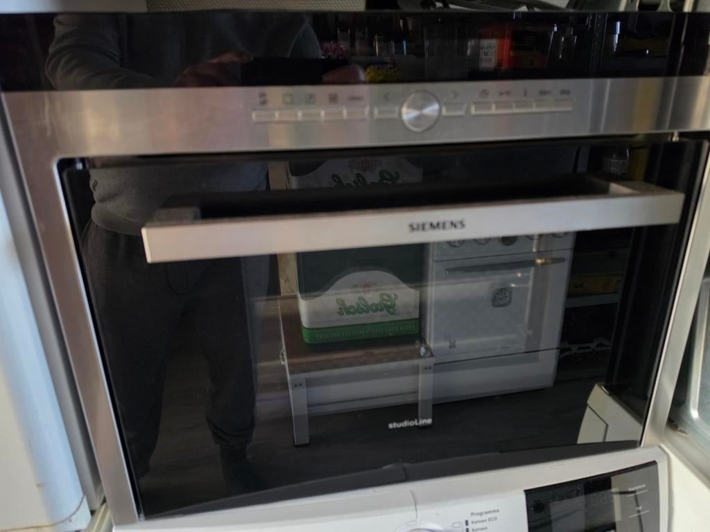 Siemens inbouw stoomoven, Witgoed en Apparatuur, Ovens, Ophalen, Zo goed als nieuw, 45 tot 60 cm