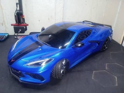 Traxxas corvette. Zo goed als nieuw, Ophalen of Verzenden, Zo goed als nieuw, Overige schalen, Auto offroad