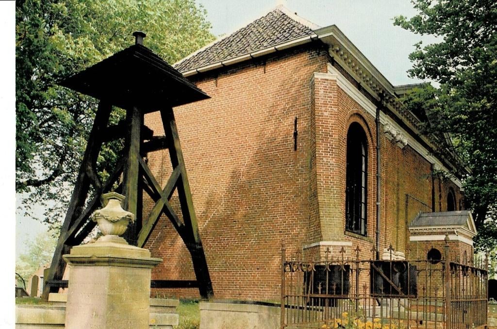 Appingedam, Kerk en klokkenstoel, Ophalen of Verzenden, Ongelopen, Groningen