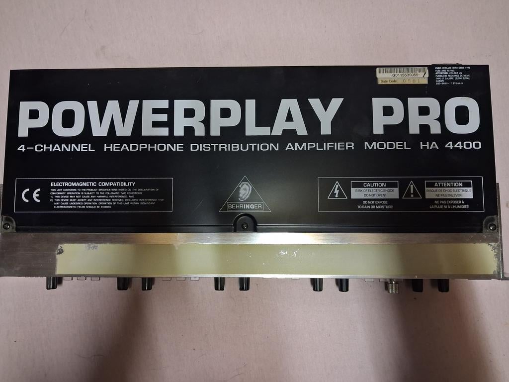 Behringer Powerplay Pro HA4400 Hoofdtelefoonversterker, Ophalen of Verzenden