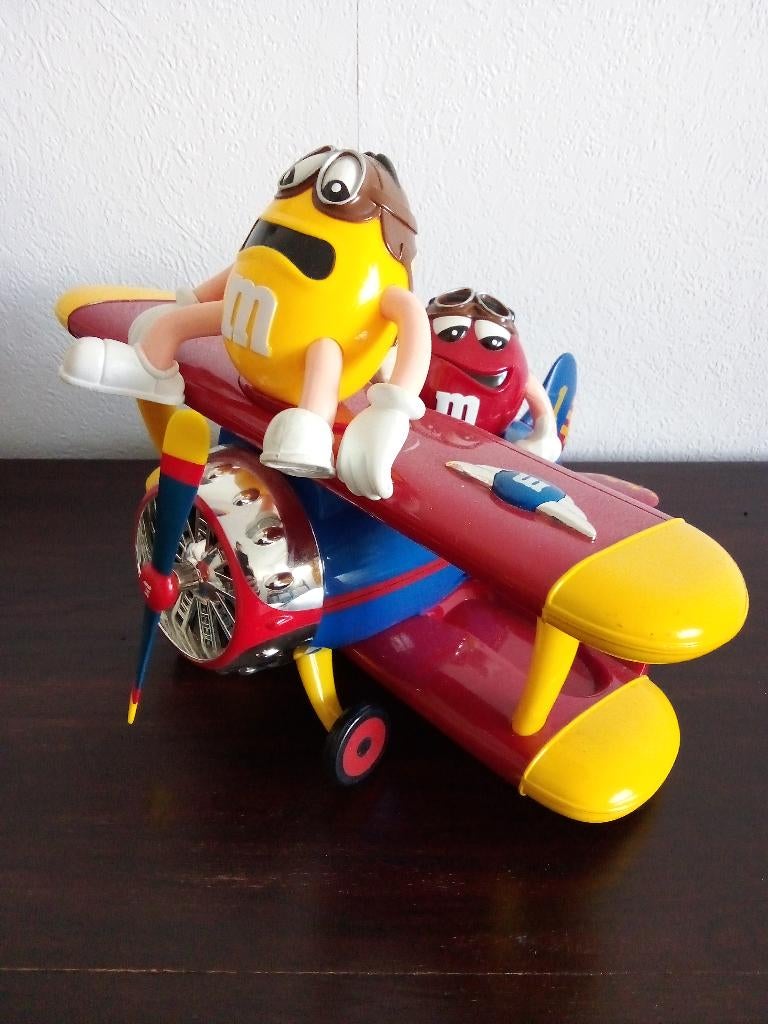 M&M's vliegtuig dispenser snoep, Ophalen of Verzenden, Zo goed als nieuw, Overige typen
