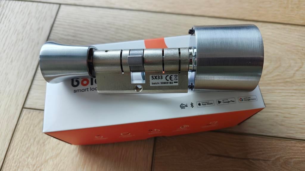 Bold Smart Lock SX33 Zilver, Doe-het-zelf en Verbouw, Hang- en Sluitwerk, Ophalen of Verzenden, Zo goed als nieuw, Rvs, Slot