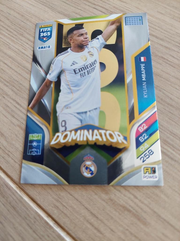Panini mbappe dominater, Hobby en Vrije tijd, Stickers en Plaatjes, Ophalen of Verzenden, Zo goed als nieuw, Plaatje