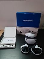 Sony PlayStation VR2 (PSVR2) met controllers en oortjes, Spelcomputers en Games, Virtual Reality, Gebruikt, VR-bril, Ophalen of Verzenden