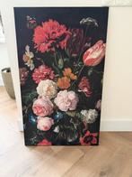 Prachtig Bloemen Canvas Schilderij - Klassieke Stijl, Ophalen, 75 cm of meer, 50 tot 75 cm, Print