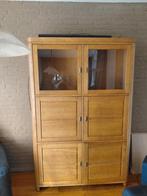 Mooie kast met verlichting van Piet Klerkx, 100 tot 150 cm, Glas, Modern klassiek, Ophalen of Verzenden