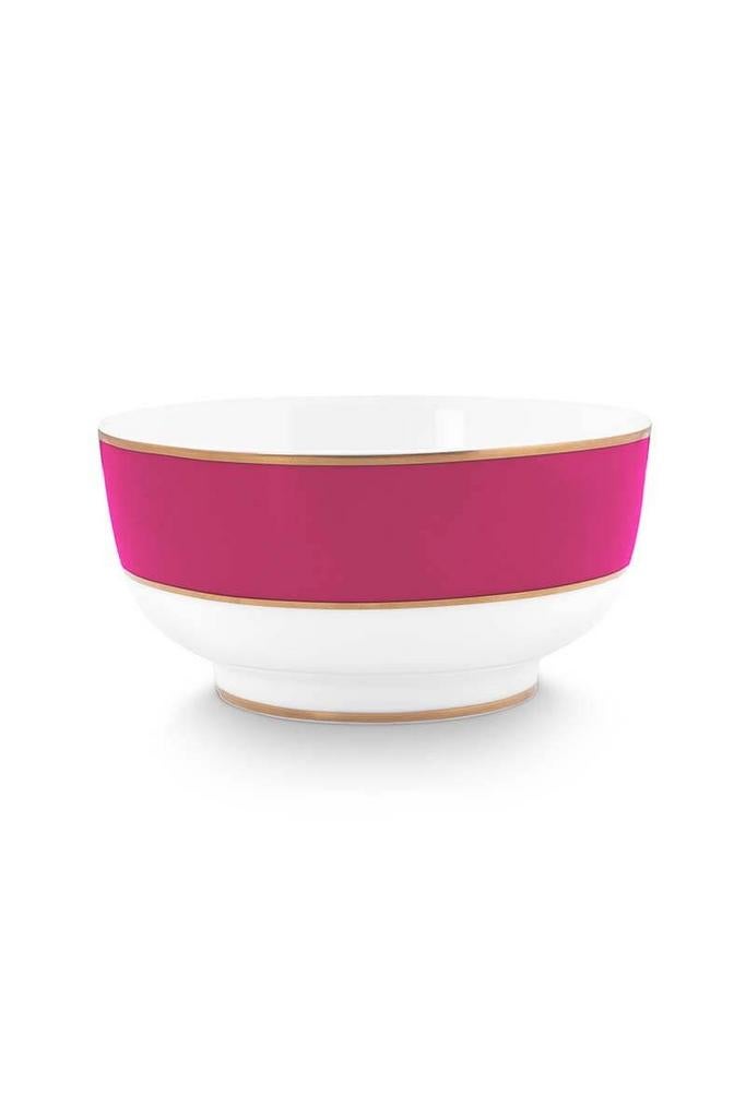Pip Chique Kom Roze 15.5cm, Nieuw, Ophalen of Verzenden, Kom(men), Overige stijlen