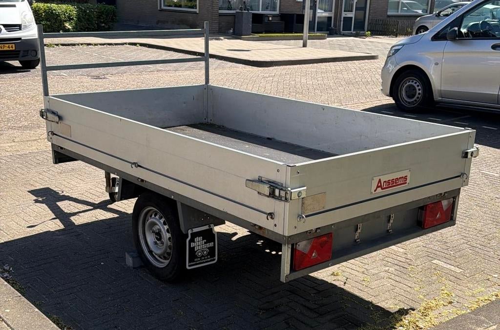 Anssems Enkelasser Aanhanger 750kg Top Conditie, Ophalen, Zo goed als nieuw