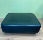 Leolux Hocker / Salontafel van Leer - 120x110x40cm, Huis en Inrichting, Tafels | Salontafels, Ophalen, Overige materialen, Vierkant