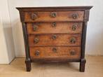 Antiek ladenkastje / brocante commode, Huis en Inrichting, Kasten | Ladekasten, Ophalen, Gebruikt, 50 tot 100 cm, 3 of 4 laden