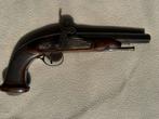 Antiek Belgisch/Frans officierspistool ca. 1850, Verzamelen, Ophalen of Verzenden, Landmacht, Overige gebieden