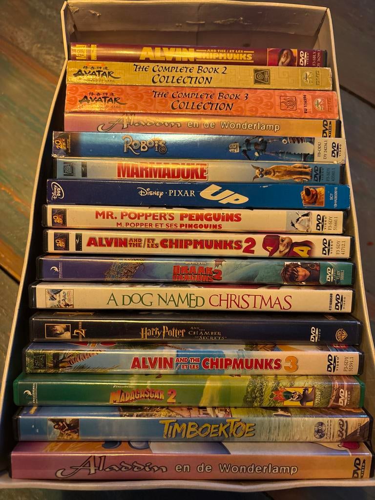 Grote collectie kinderfilms op DVD (16 stuks), Cd's en Dvd's, Avontuur, Gebruikt, Alle leeftijden, Ophalen of Verzenden