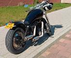 Zwarte Honda Shadow VT 1100 custom bike, Motoren, Cardan-aandrijving, 2 cilinders, Particulier, 1100 cc