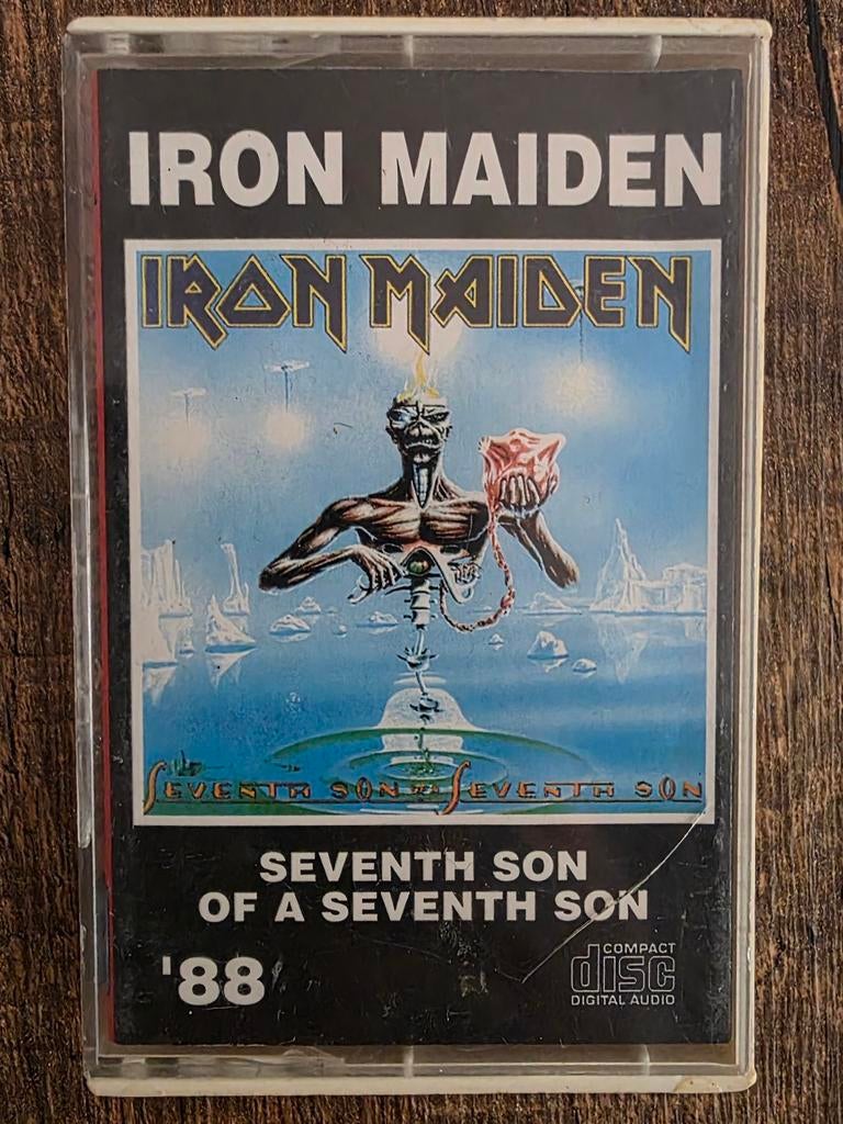 Iron Maiden - Seventh Son of a Seventh Son (Cassette), Cd's en Dvd's, Cassettebandjes, Gebruikt, 1 bandje, Ophalen of Verzenden
