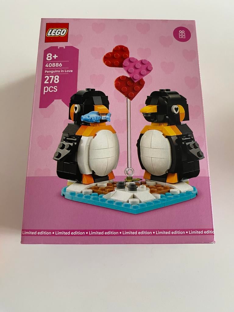 LEGO 40886 Verliefde pinguïns, Kinderen en Baby's, Speelgoed | Duplo en Lego, Lego, Nieuw, Ophalen of Verzenden, Complete set
