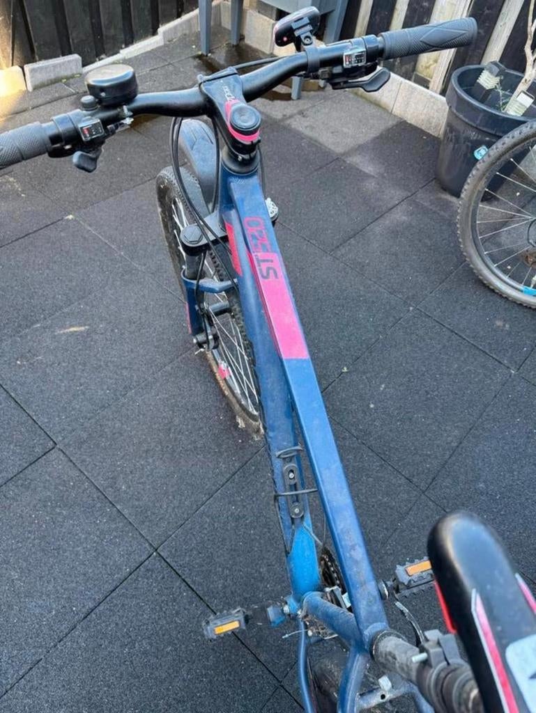 Rockrider ST 520 Mountainbike - Blauw/Roze, Overige merken, Gebruikt, Hardtail, Heren