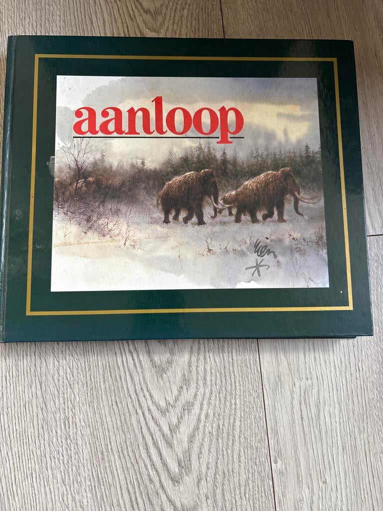 Aanloop - Rien Poortvliet kunstboek, Ophalen of Verzenden, Gelezen