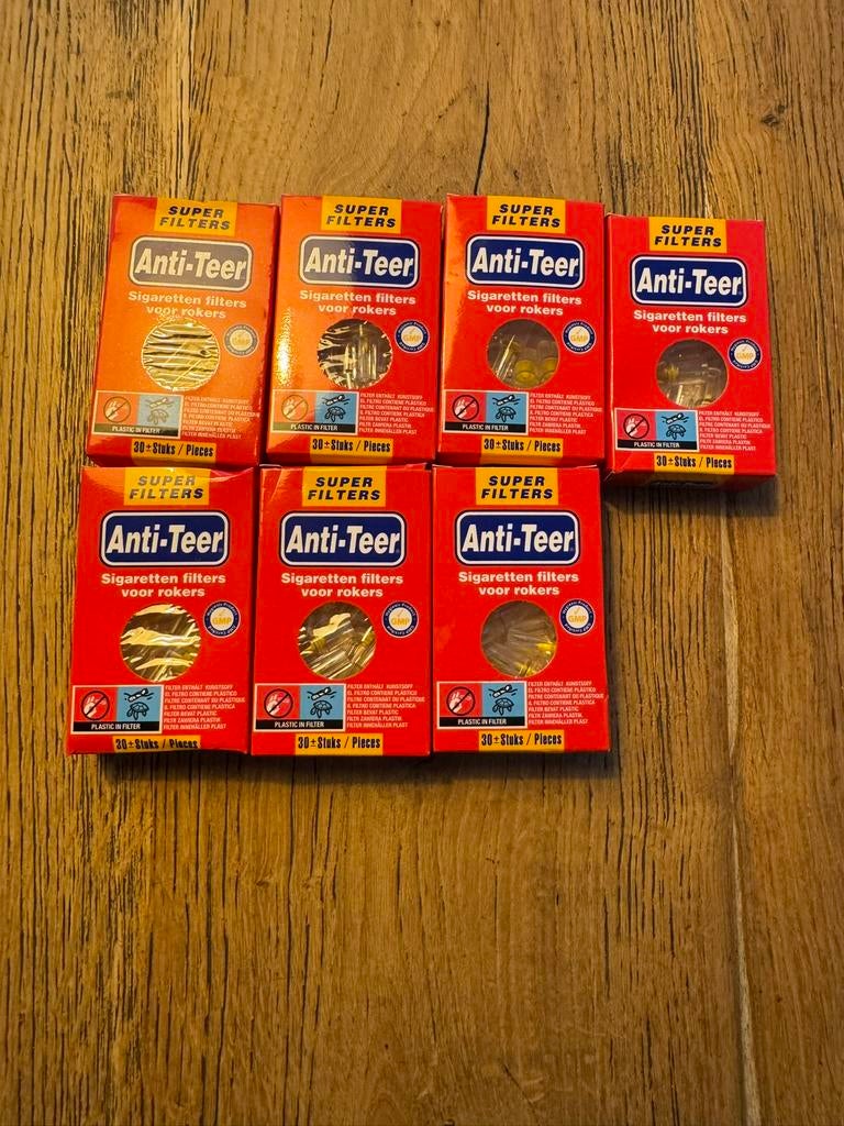 Anti teer, Ophalen of Verzenden, Zo goed als nieuw, Sigarenbandjes