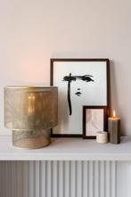 Karwei Elles, messing lamp, Ophalen, Zo goed als nieuw, Metaal, Minder dan 50 cm