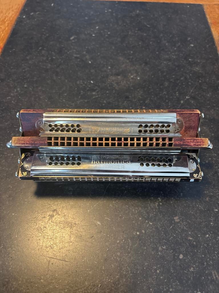 Vintage Hohner Mondharmonica - Klassiek Model, Muziek en Instrumenten, Ophalen of Verzenden, Gebruikt, Diatonisch, C-mondharmonica