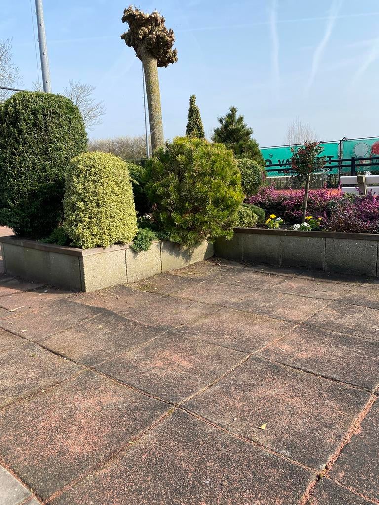Rubbertegels, 2 formaten, gratis af te halen, Tuin en Terras, Tegels en Klinkers, Ophalen, Gebruikt, Overige typen, Rubber
