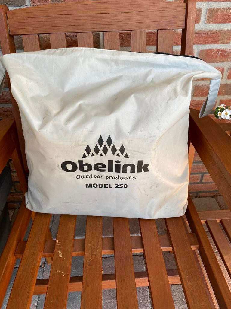 Zijwand voor luifel camper ,caravan 2.50 met zijwand stokken, Ophalen of Verzenden, Zo goed als nieuw