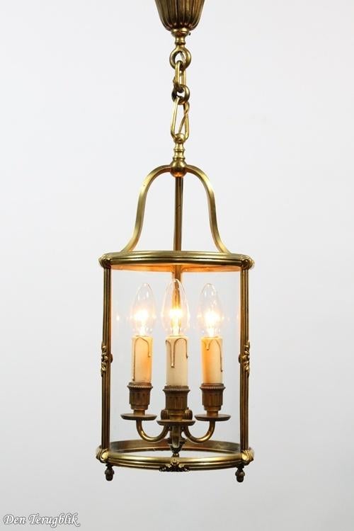 Oude kleine hal lantaarn, Antiek en Kunst, Ophalen of Verzenden