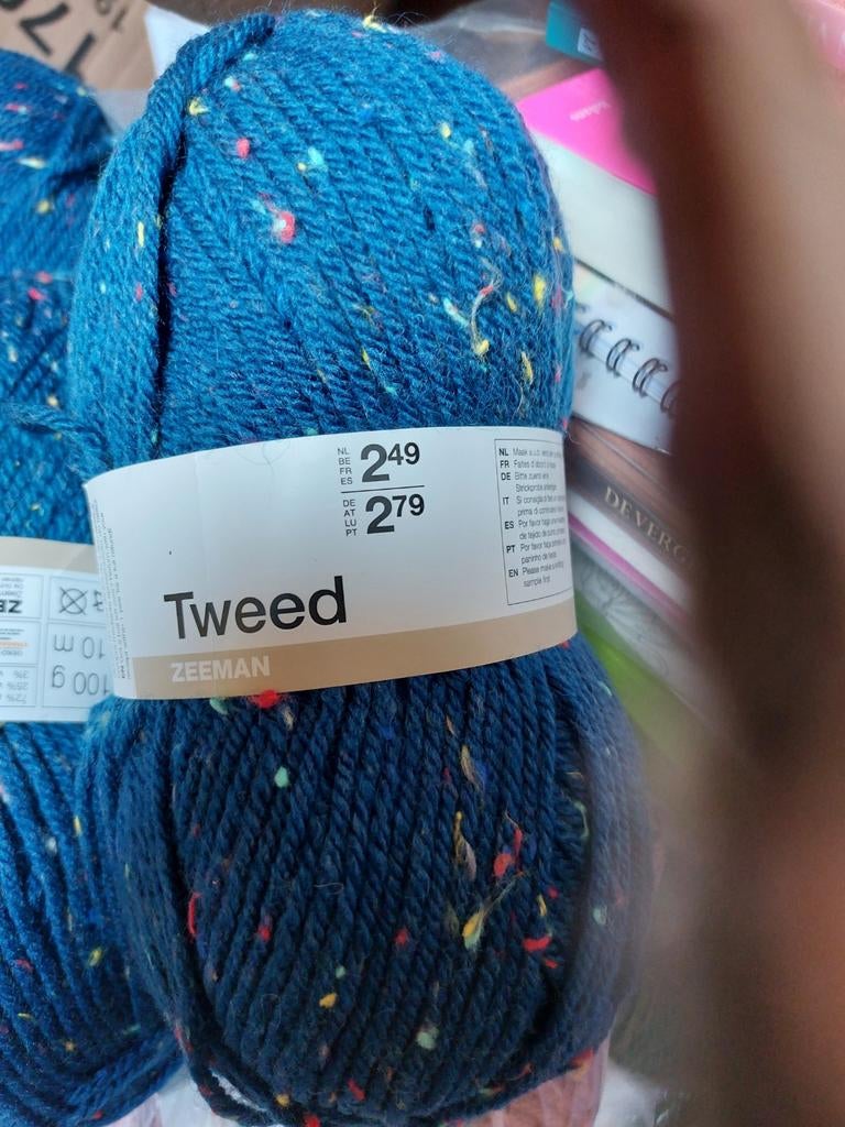 Tweed garen [zeeman], Hobby en Vrije tijd, Breien en Haken, Ophalen of Verzenden, Nieuw, Breien of Haken, Wol of Garen