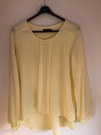 Mooie botergele blouse van Perla Nera, maat L, Verzenden, Zo goed als nieuw, Maat 42/44 (L), Geel