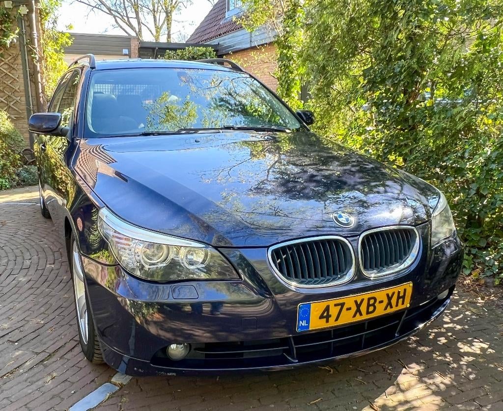 BMW 5-Serie 3.0 D 530 Touring 2007 Blauw, 1660 kg, Achterwielaandrijving, 2000 kg, Blauw